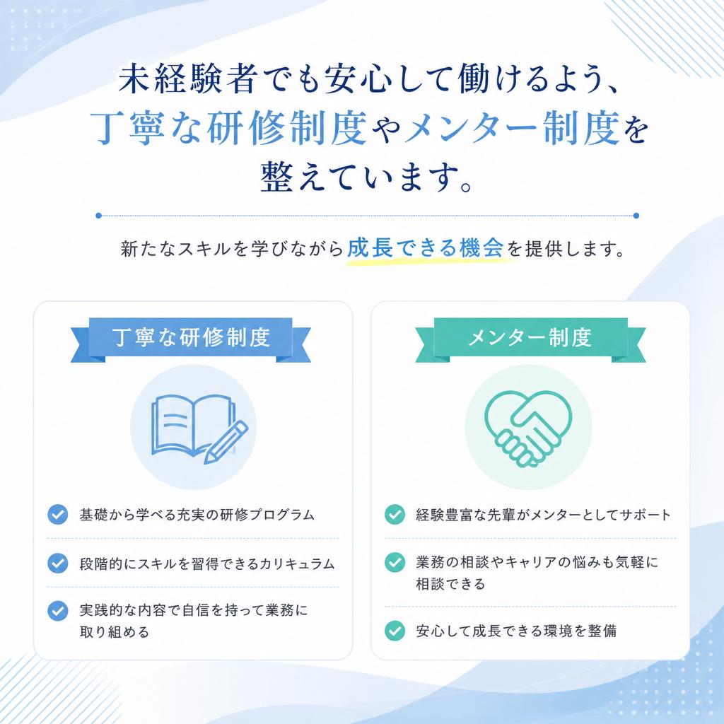 充実した支援制度